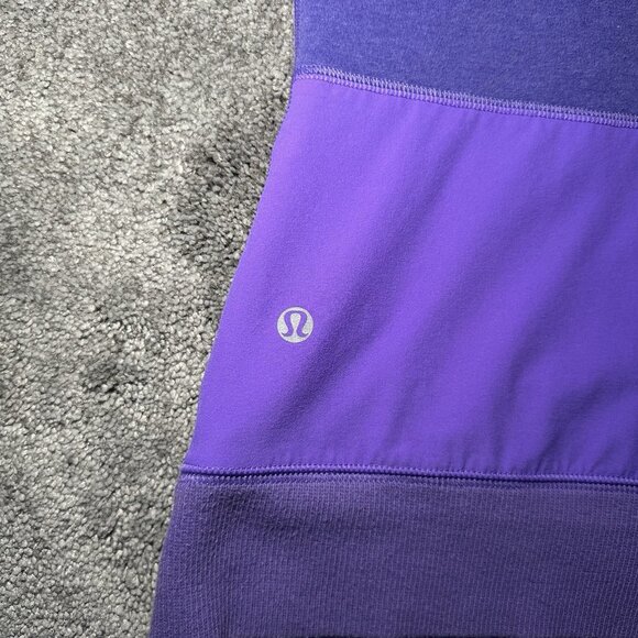 LULULEMON Voyage Hoodie Full Zip Womens Size 4 Power Purple Running Hiking Dance - Picture 9 of 13